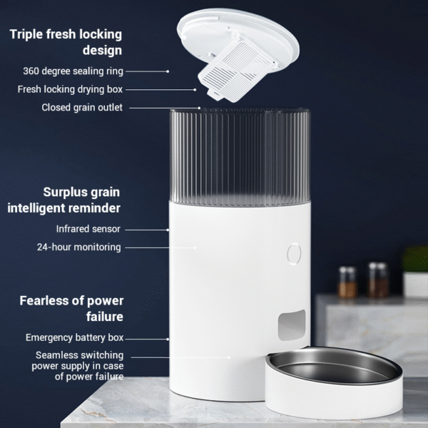 Smart Timed Pet Feeding Machine