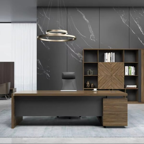 Luxury Wooden Executive Desk Set