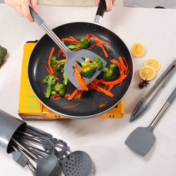 16362337470_847084795.jpg Stainless Steel Silicone Handle Kitchenware