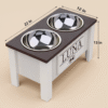 Elevated Dog Bowl with Storage