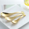Stainless Steel Gold Soup Spoon