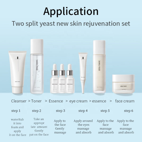 Yeast Rejuvenating Whitening Skincare Set