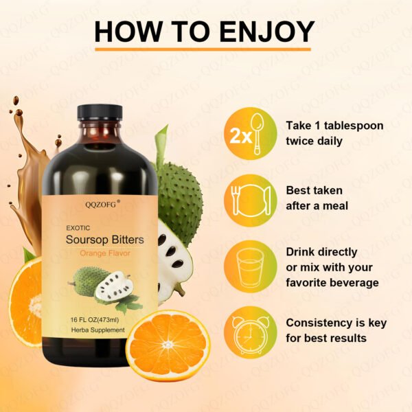 Soursop Bitters Herbal Immune Boost Liquid