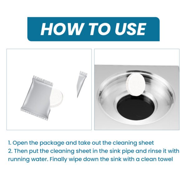 Sink & Pipe Cleaning Effervescent Tablets