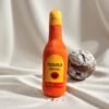 Plush Wine Bottle Chew Toy for Pets