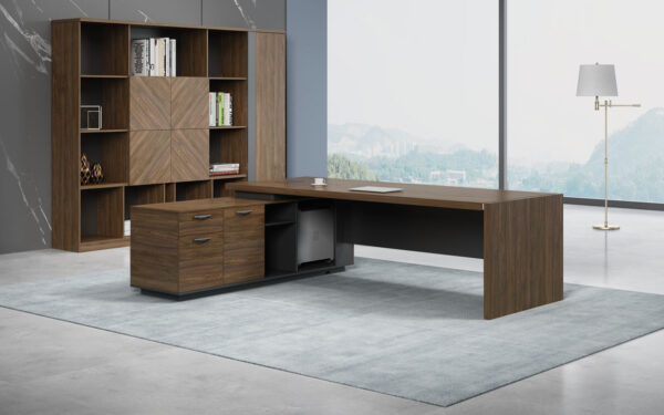 Luxury Wooden Executive Desk Set