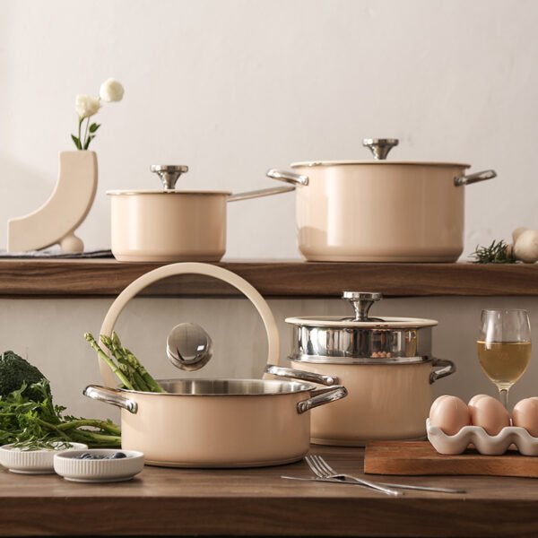 Elegant Stainless Steel Cookware Set