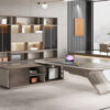 Luxury Wooden CEO Office Desk