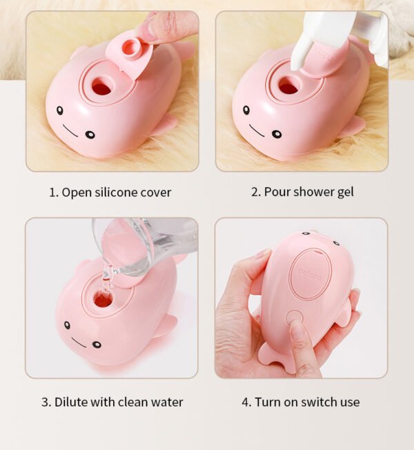 3-in-1 Rechargeable Pet Steam Brush
