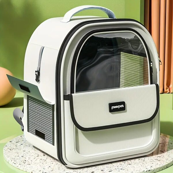 CEF79B66ADF4735395E92C5042C9B75A.jpg Portable Cat Backpack with Side Opening