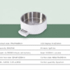 Removable LCD Kitchen Scale with Stainless Steel Bowl