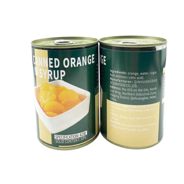 High Energy Canned Mandarin Oranges