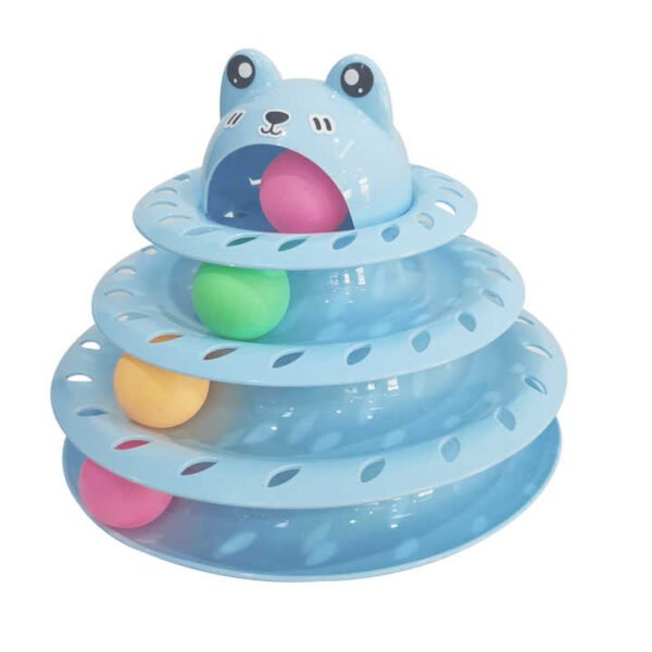 Interactive Cat Tower Turntable Toy
