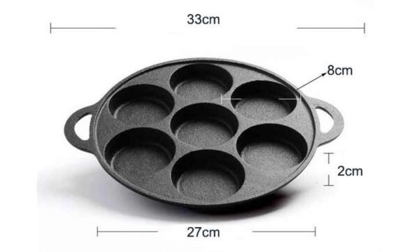 Cast Iron Egg Frying Pan