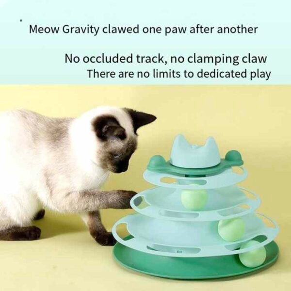 H719c3a4893104c1997ff12895ffecb954.png_720x720q50.jpg Blue Orange Green Four-Layer Cat Turntable Toy