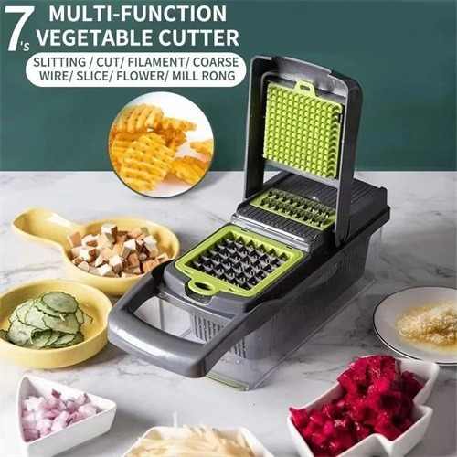H77e7ac58e76e4e139b98f73eed285dc8n.jpg_720x720q50.jpg Fruit Mandoline Slicer Machine Multifunctional 16 in 1 Food Cutter Kitchen Vegetable Cutter Potato Cutter