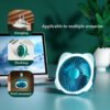 USB Mini Fan with Night Light