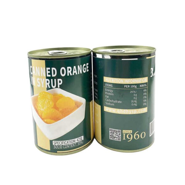 High Energy Canned Mandarin Oranges