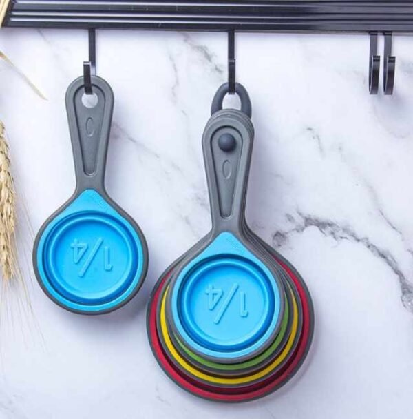 Collapsible Silicone Measuring Spoon Set