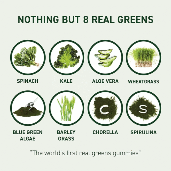 Daily Greens Apple Flavor Gummies