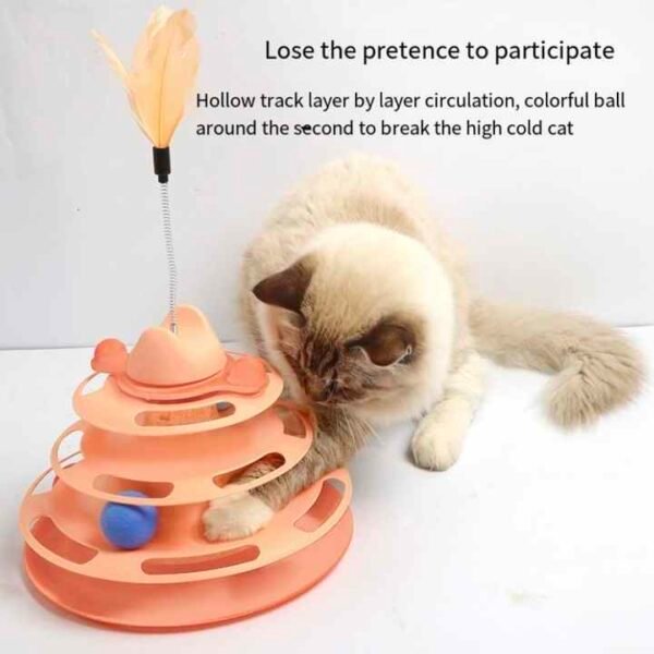 Ha0af0ca077184d1f84c9bfd99c6f3c8bp.png_720x720q50.jpg Blue Orange Green Four-Layer Cat Turntable Toy