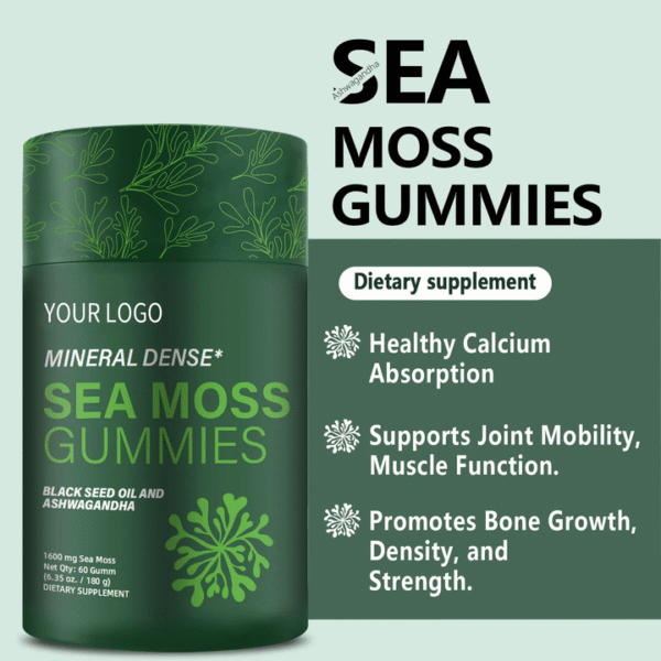 Sugar-Free Sea Moss Gummies Supplement