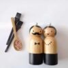 Cute Wooden Salt & Pepper Mills