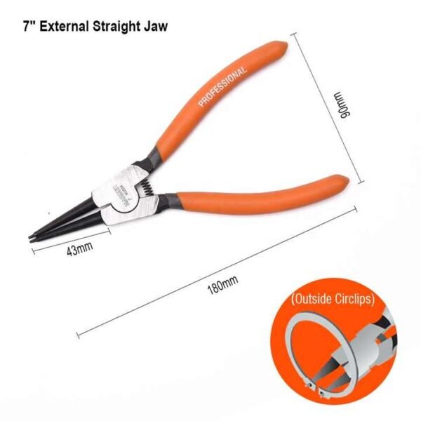 CR-V 4Pcs Circlip Plier Set