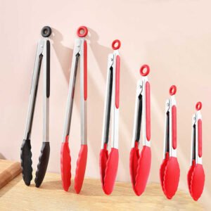 Hd20793331b9c4ae0be3691912944fd8cC.jpg_720x720q50.jpg Silicone-Tipped Kitchen Tongs Set