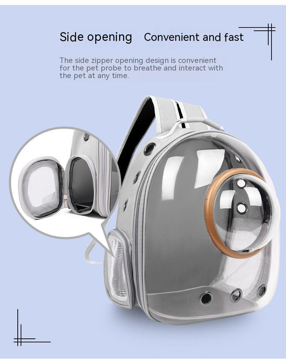 Breathable Space Cat Backpack Bag