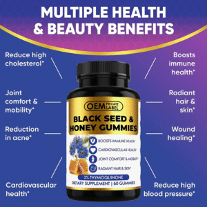 Vegan Blueberry Honey Gummies Halal