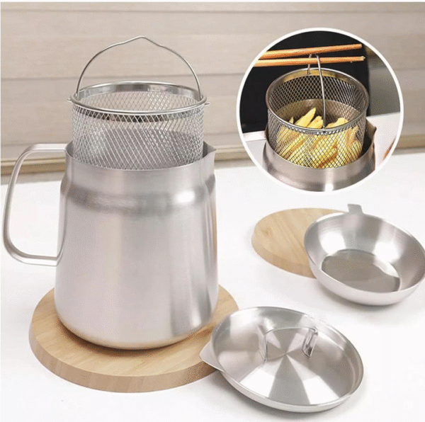 Stainless Steel Deep Fryer Pot