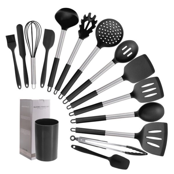 O1CN019GQXYE1N77XDA1Sau_2200657531522-0-cib.jpg Stainless Steel Silicone Handle Kitchenware