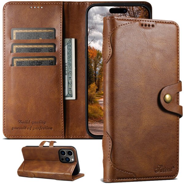 iPhone 16 ProMax Leather Case