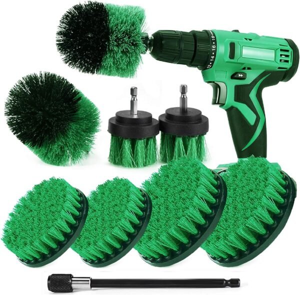 Electric Drill Cleaning Brush Set