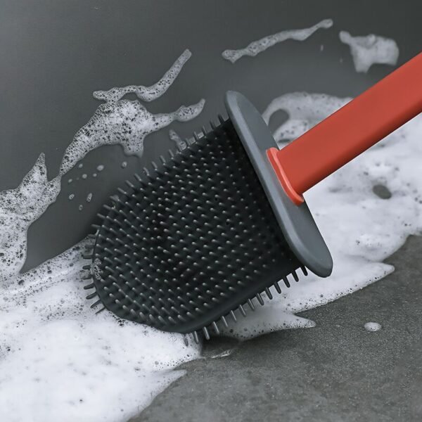 Silicone Wall-Mounted Toilet Brush