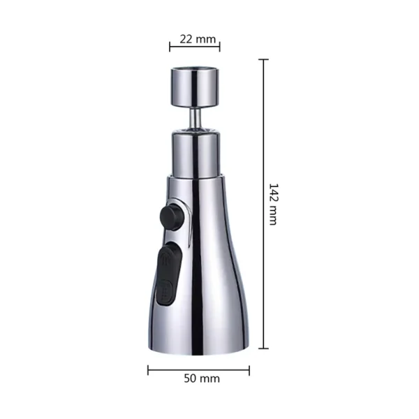 3-in-1 Rotating Kitchen Faucet Extender