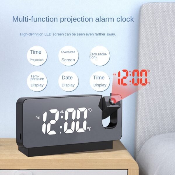 555247789 LED Smart Mirror Alarm Clock