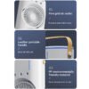 555247691 Rechargeable Portable Mini Fan with Spray Cooling