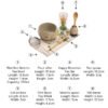 555251436 Japanese Matcha Tea Set 2-8PC