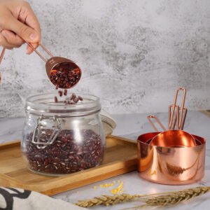 555251422 Rose Gold Stainless Measuring Spoon