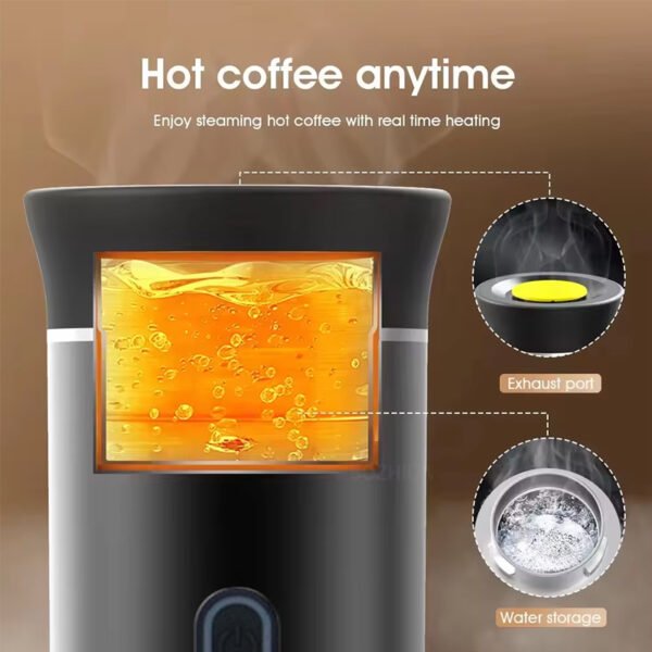 555251486 3-in-1 Cordless Coffee Maker