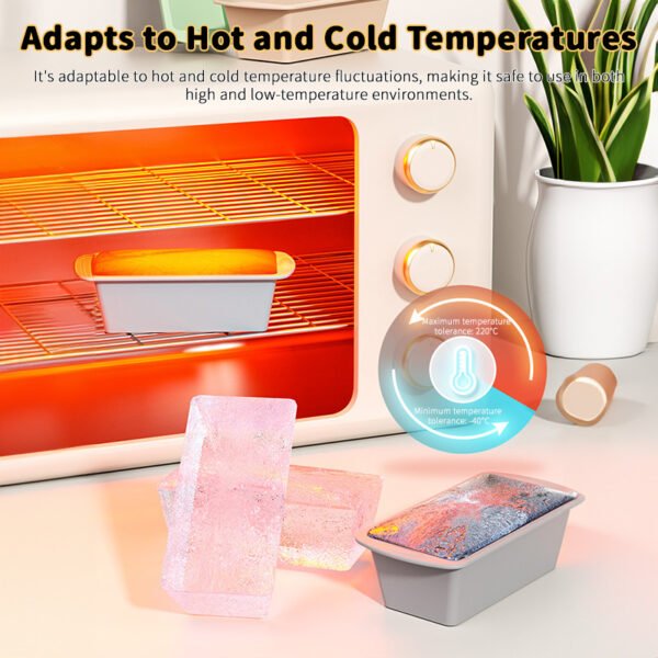 558505843 Non-Stick Silicone Baking Molds Set