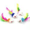 555378229 Feathered Sisal Cat Scratching Ball
