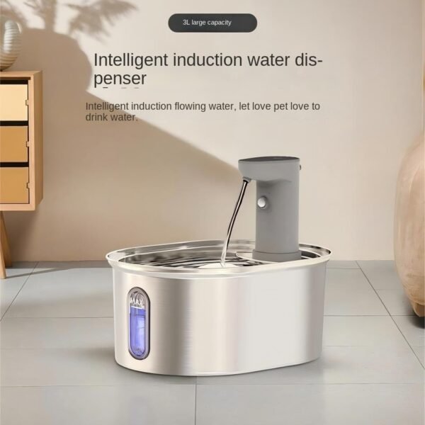 Smart Stainless Steel Cat Water Fountain