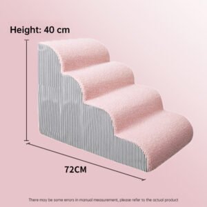 555378195 Multi-Step Washable Pet Stairs Ramp