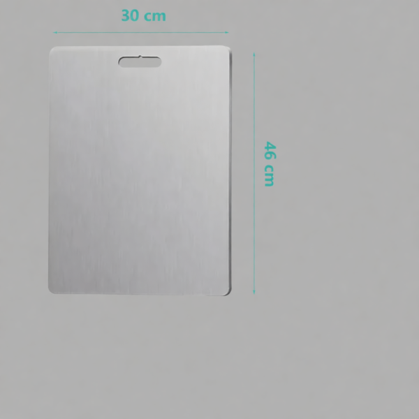 1765714342 Double-Sided Stainless Steel Cutting Board