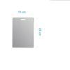 558505805 Double-Sided Stainless Steel Cutting Board