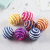 555378217 Feathered Sisal Cat Scratching Ball