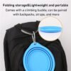 4 Multi-Functional Portable Silicone Pet Bowl